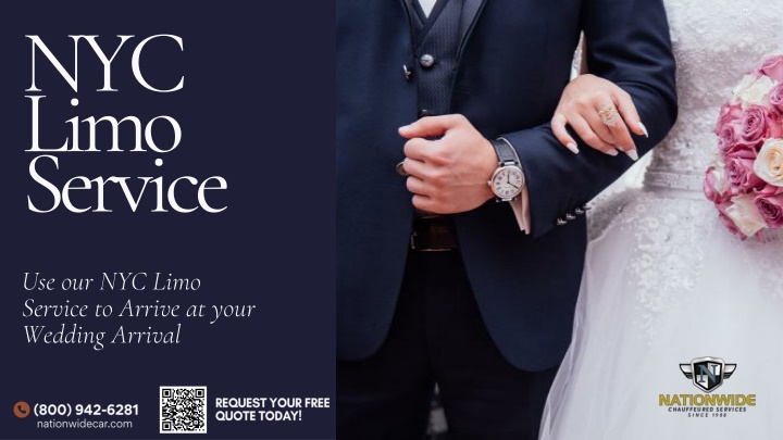 Use our NYC Limo Service to Arrive at your Wedding Arrival
