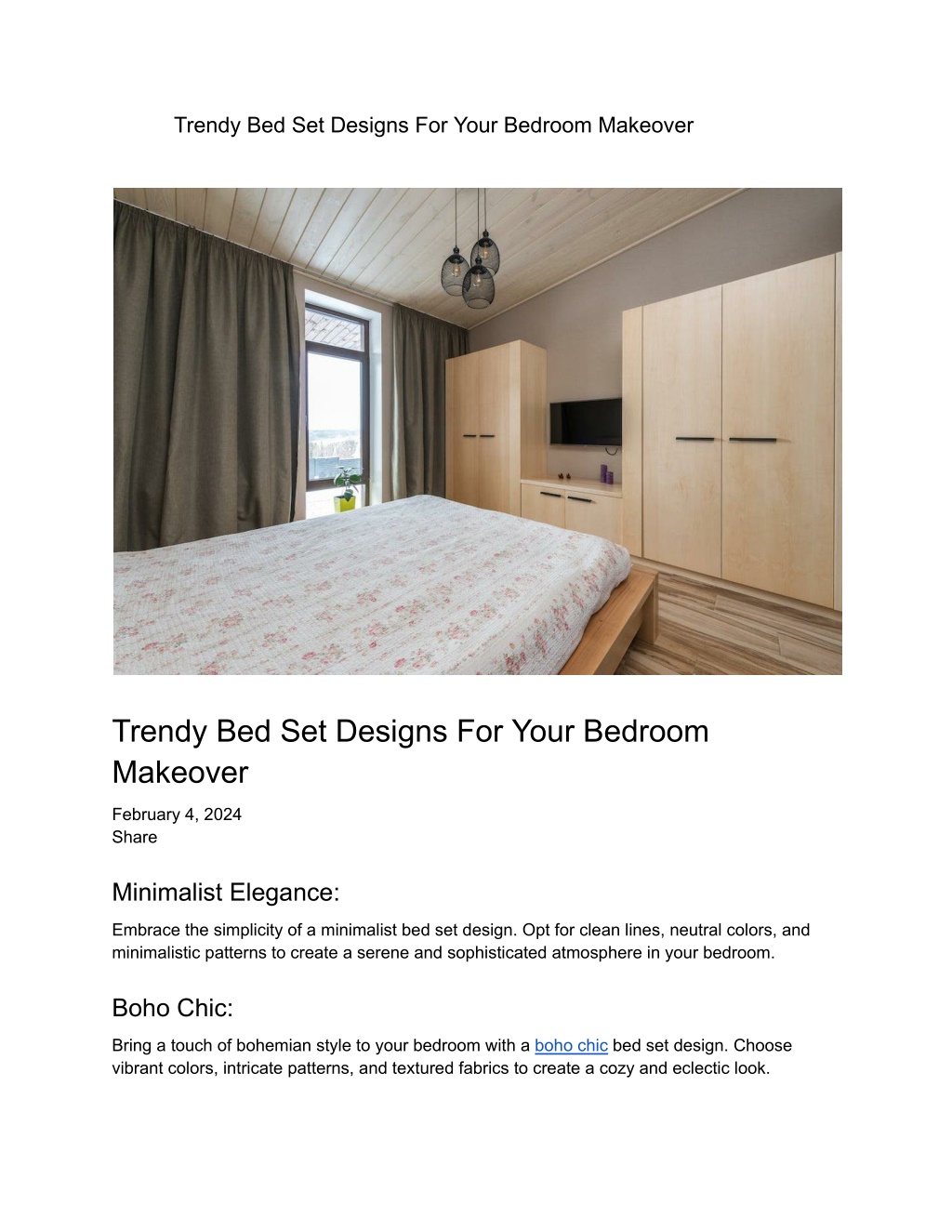 trendy bed set designs for your bedroom makeover l.w