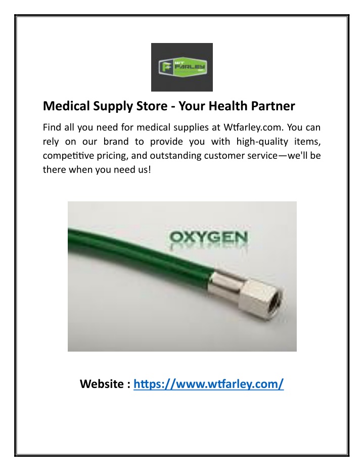 medical supply store your health partner n.w