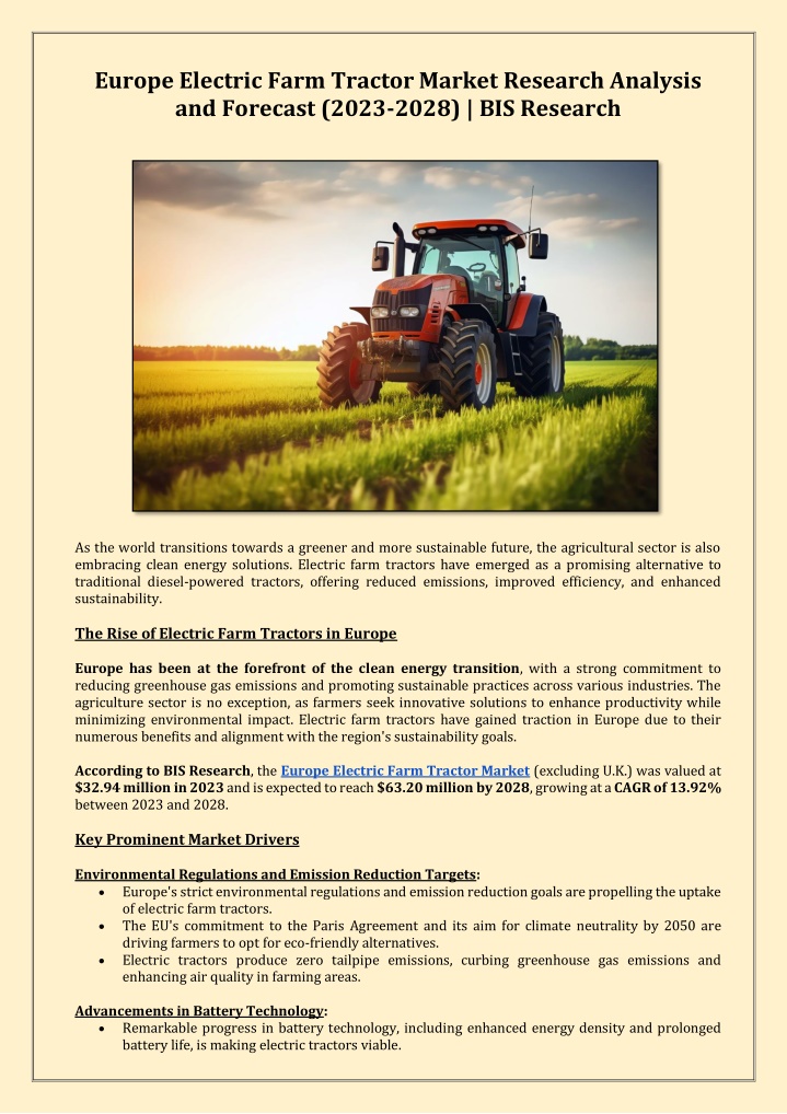 europe electric farm tractor market research n.w
