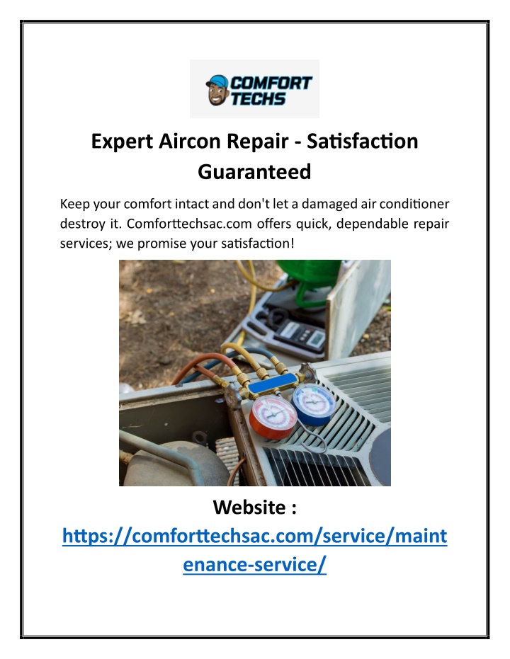 expert aircon repair satisfaction guaranteed n.w