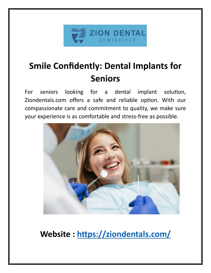 smile confidently dental implants for seniors n.w