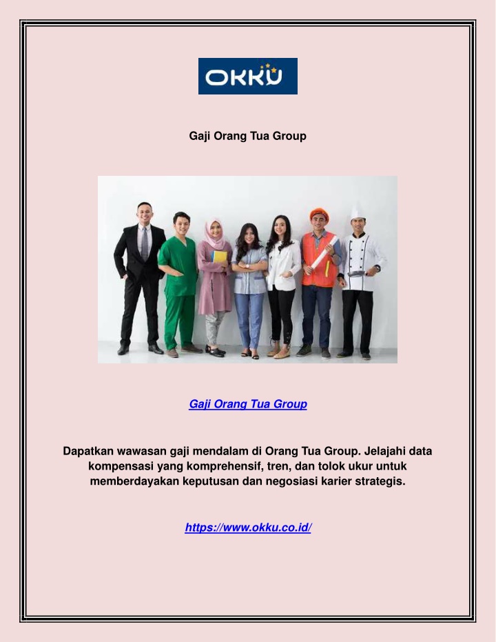 gaji orang tua group n.w