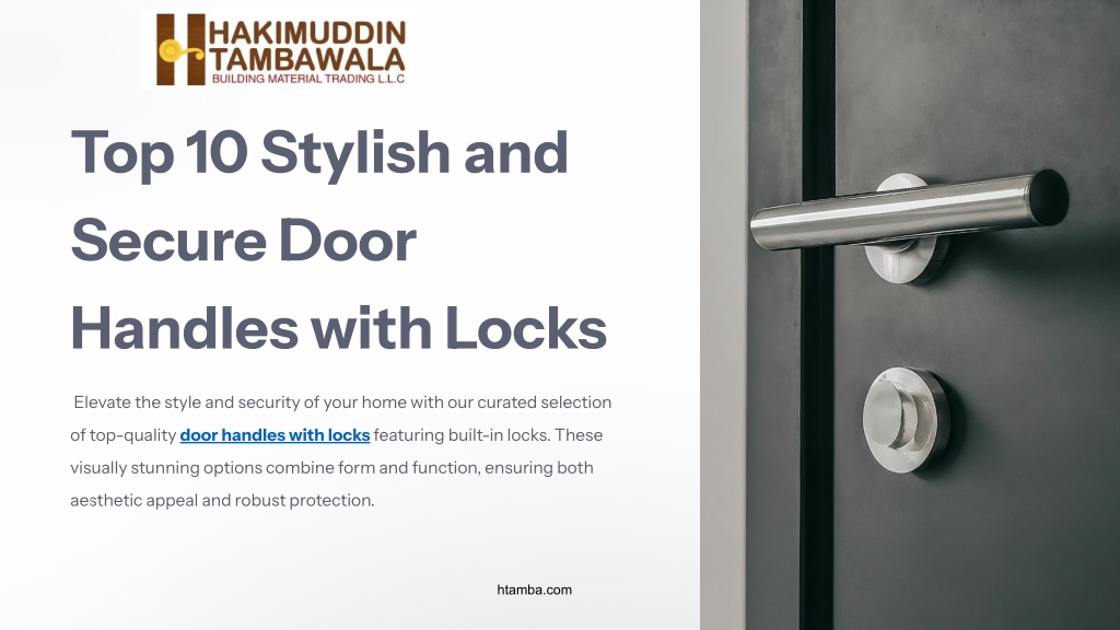 top 10 stylish and secure door handles with locks l.w