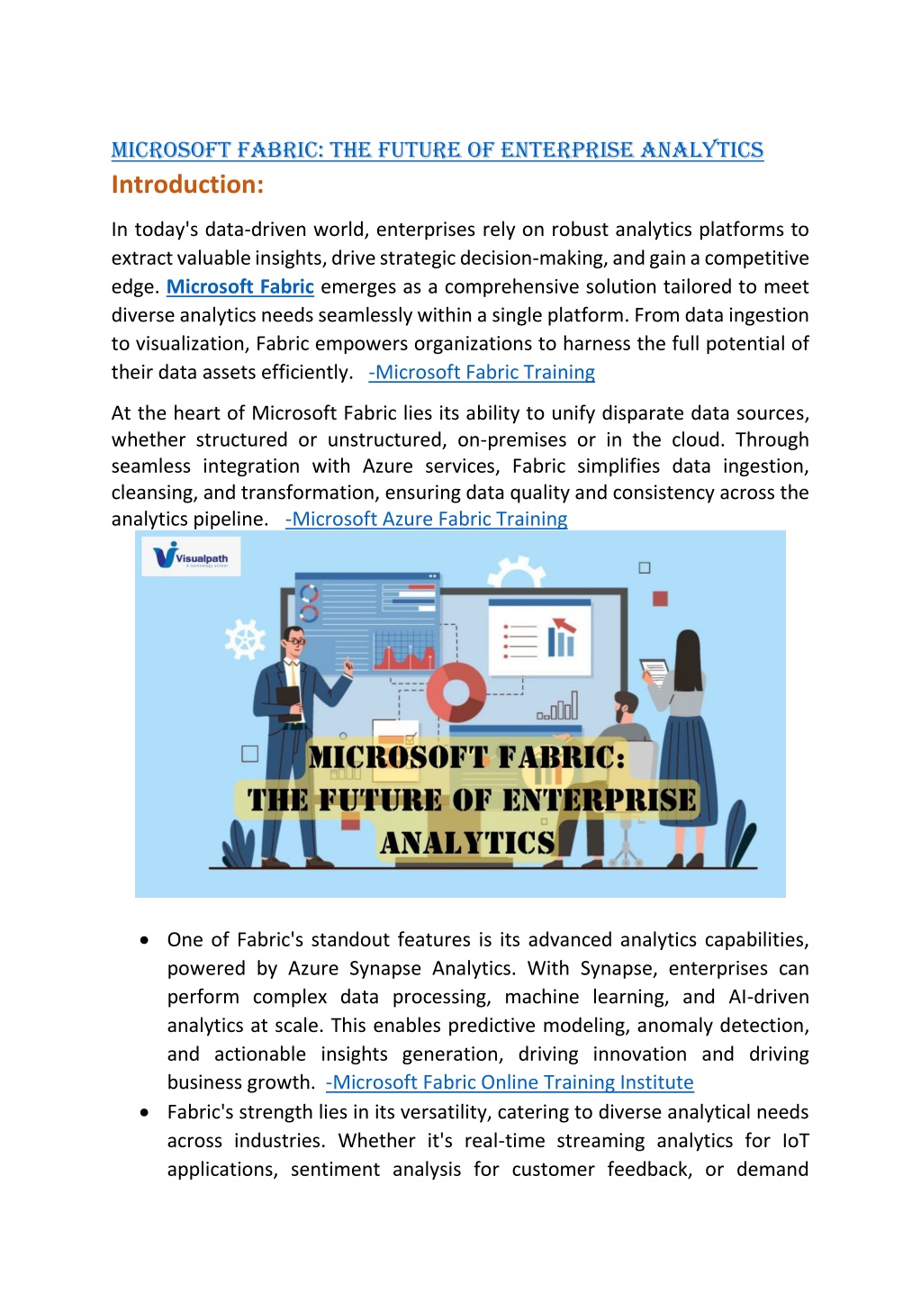 microsoft fabric the future of enterprise l.w