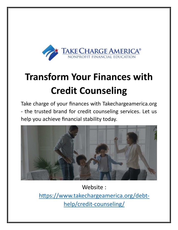 transform your finances with credit counseling n.w