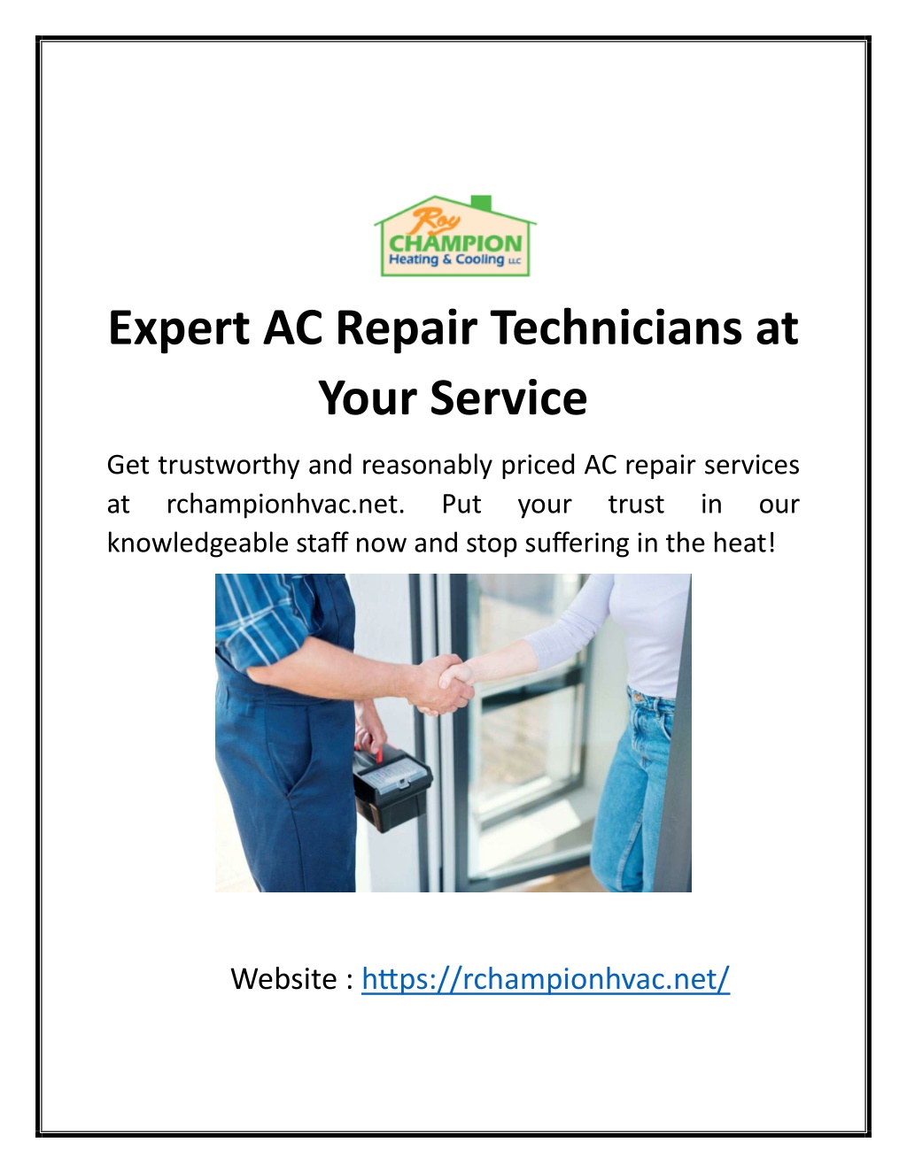 expert ac repair technicians at your service l.w