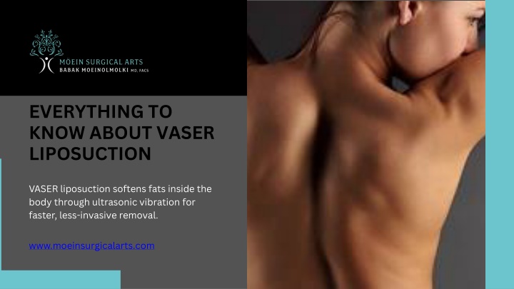 A comprehensive guide on VASER LIPOSURATION - moein surgical Arts