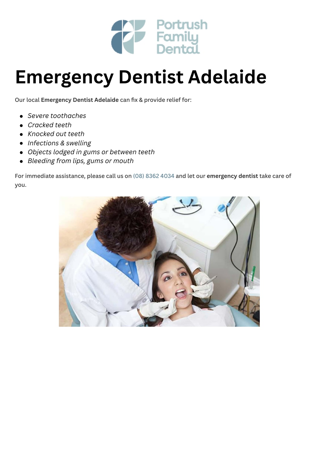 emergency dentist adelaide l.w