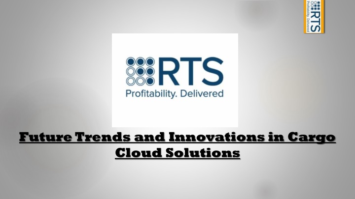 future trends and innovations in cargo cloud n.w