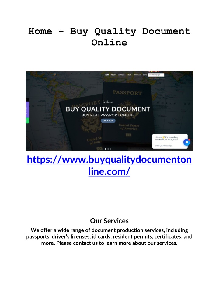 home buy quality document online n.w