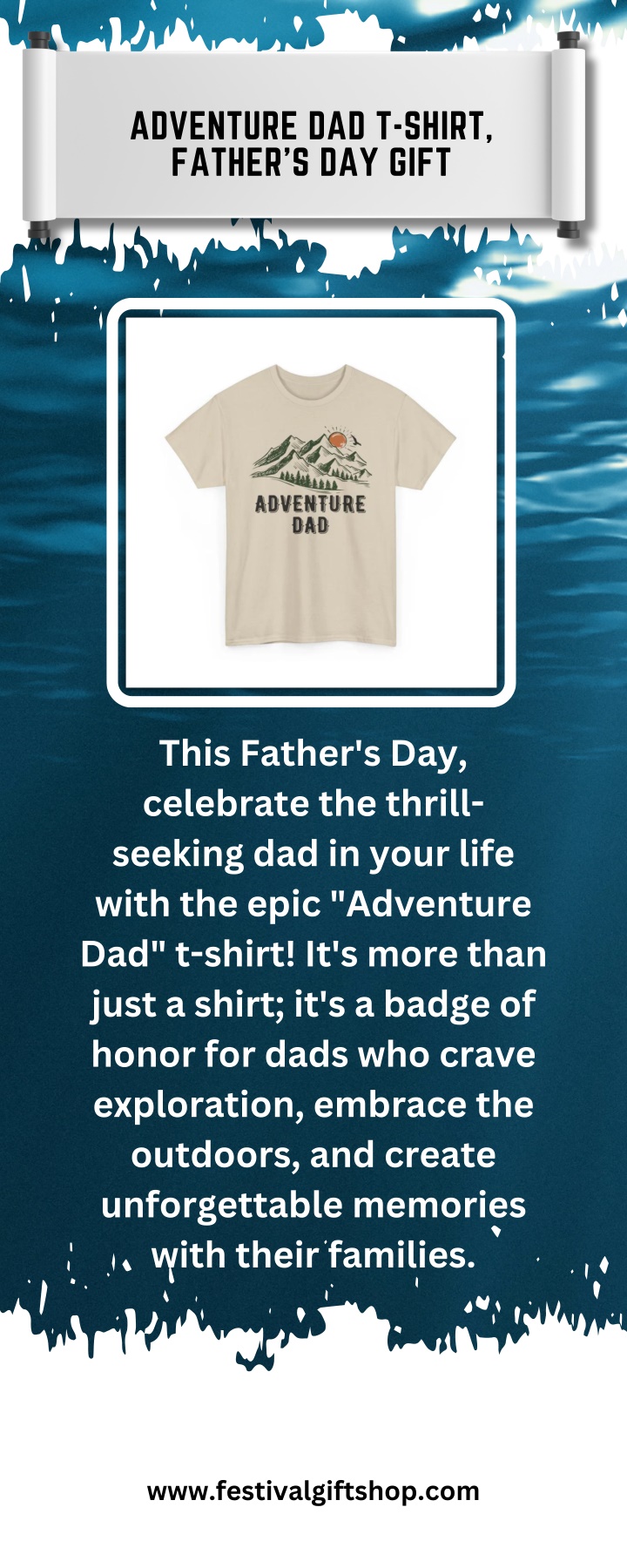 adventure dad t shirt father s day gift n.w