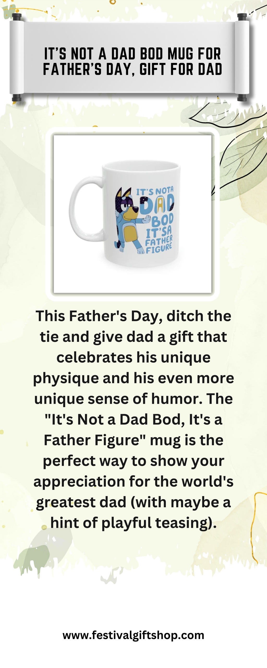 it s not a dad bod mug for father s day gift l.w