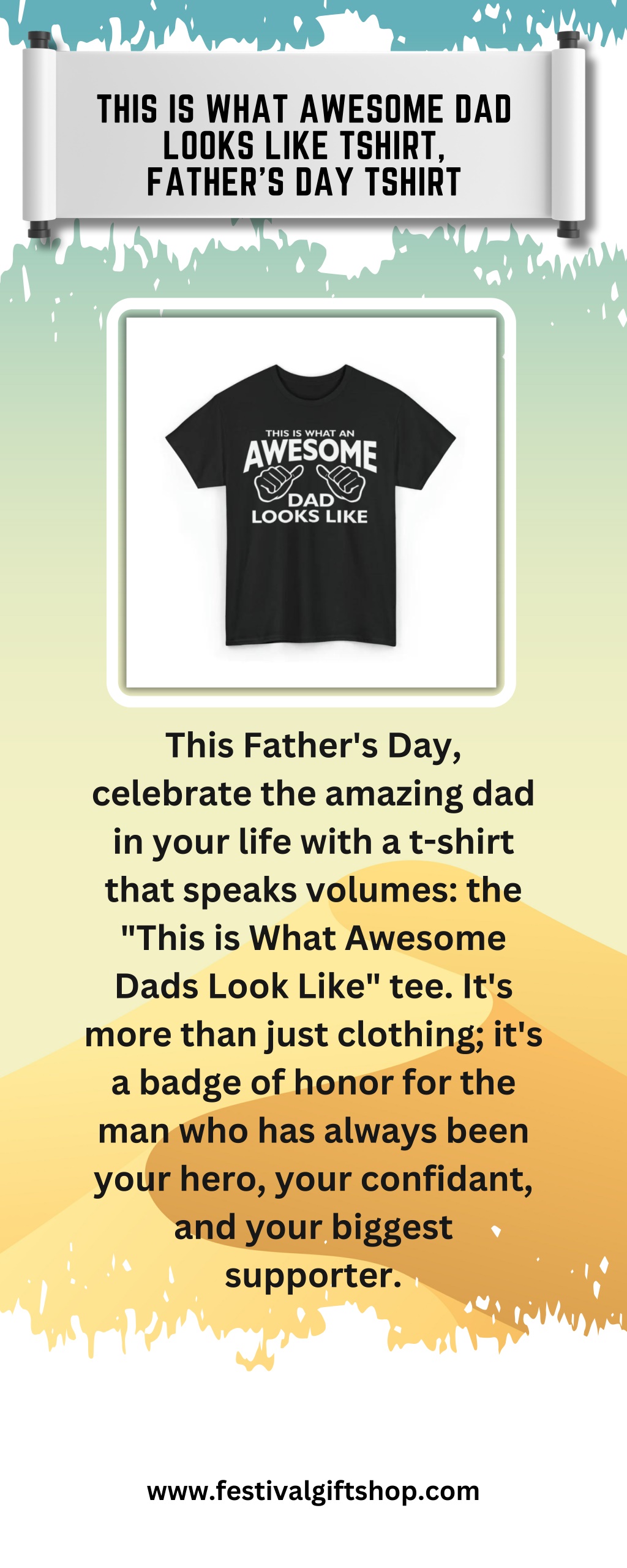 this is what awesome dad looks like tshirt father l.w