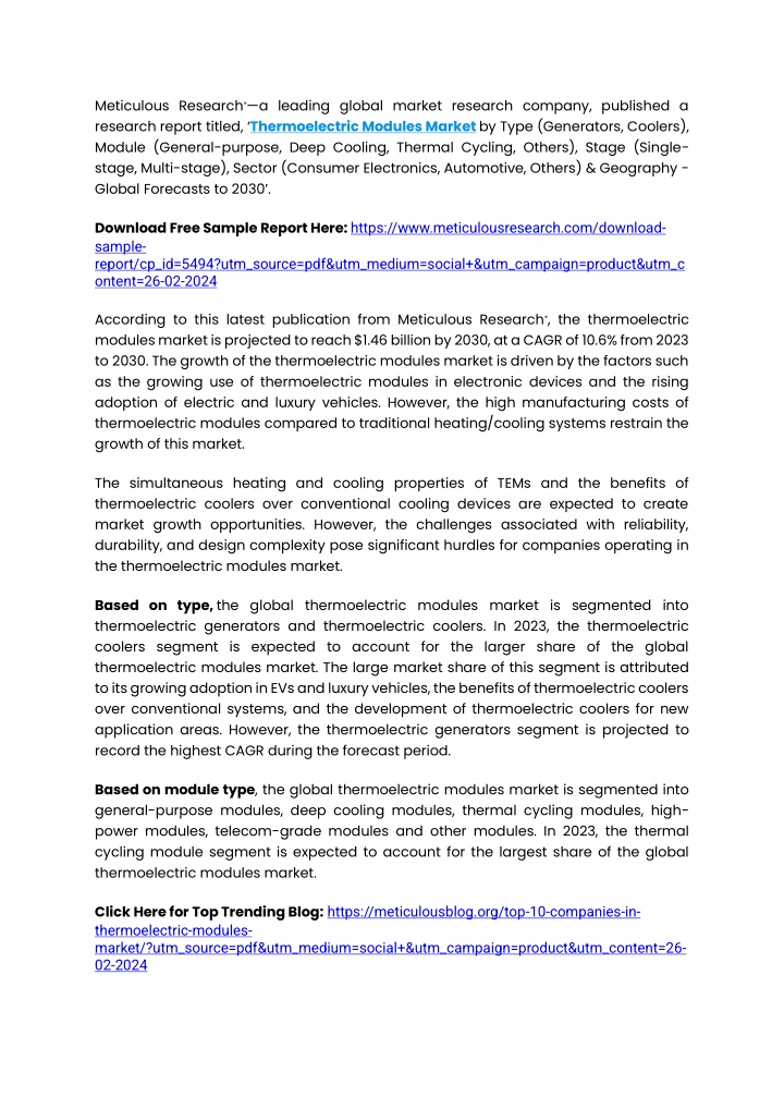meticulous research a leading global market n.w