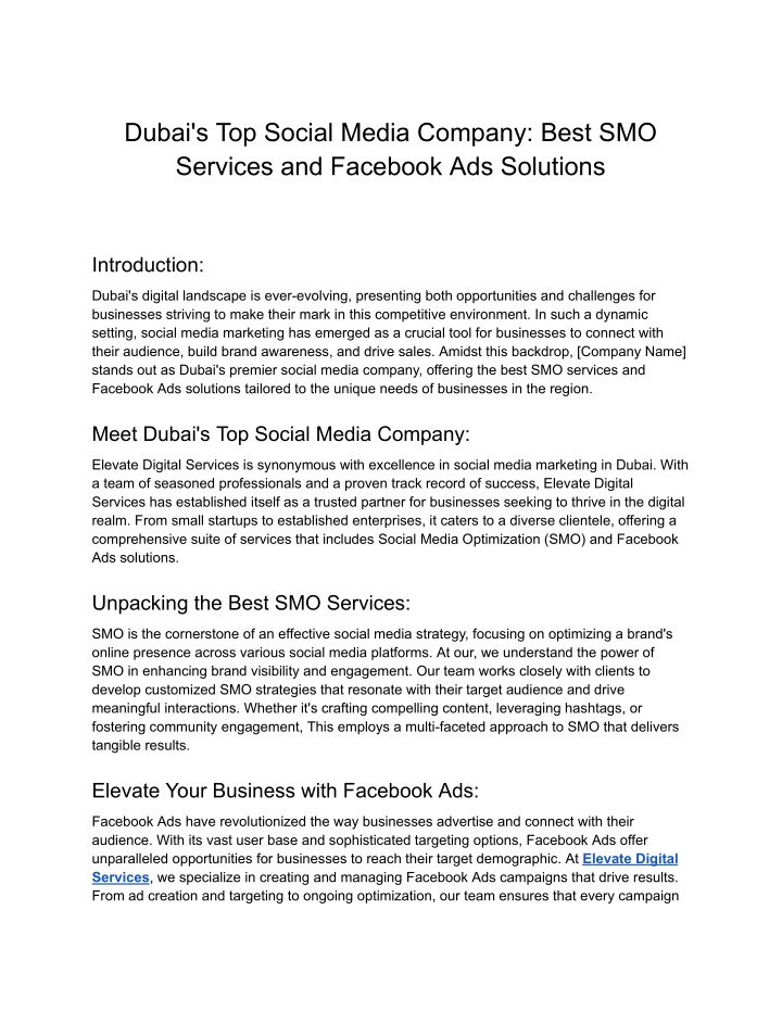 dubai s top social media company best n.w