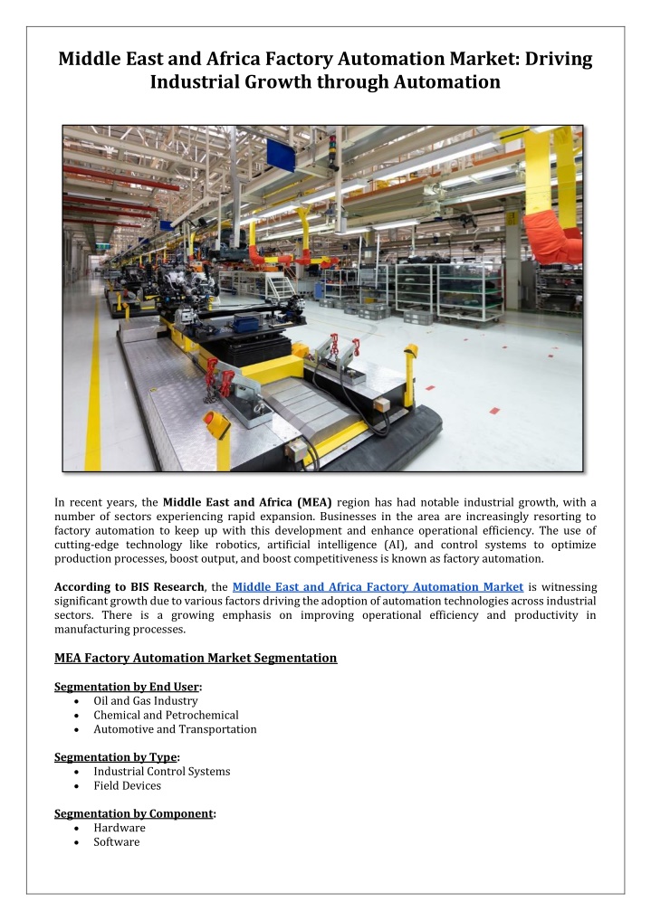 middle east and africa factory automation market n.w