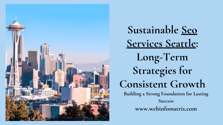 sustainable seo services seattle long term n.w