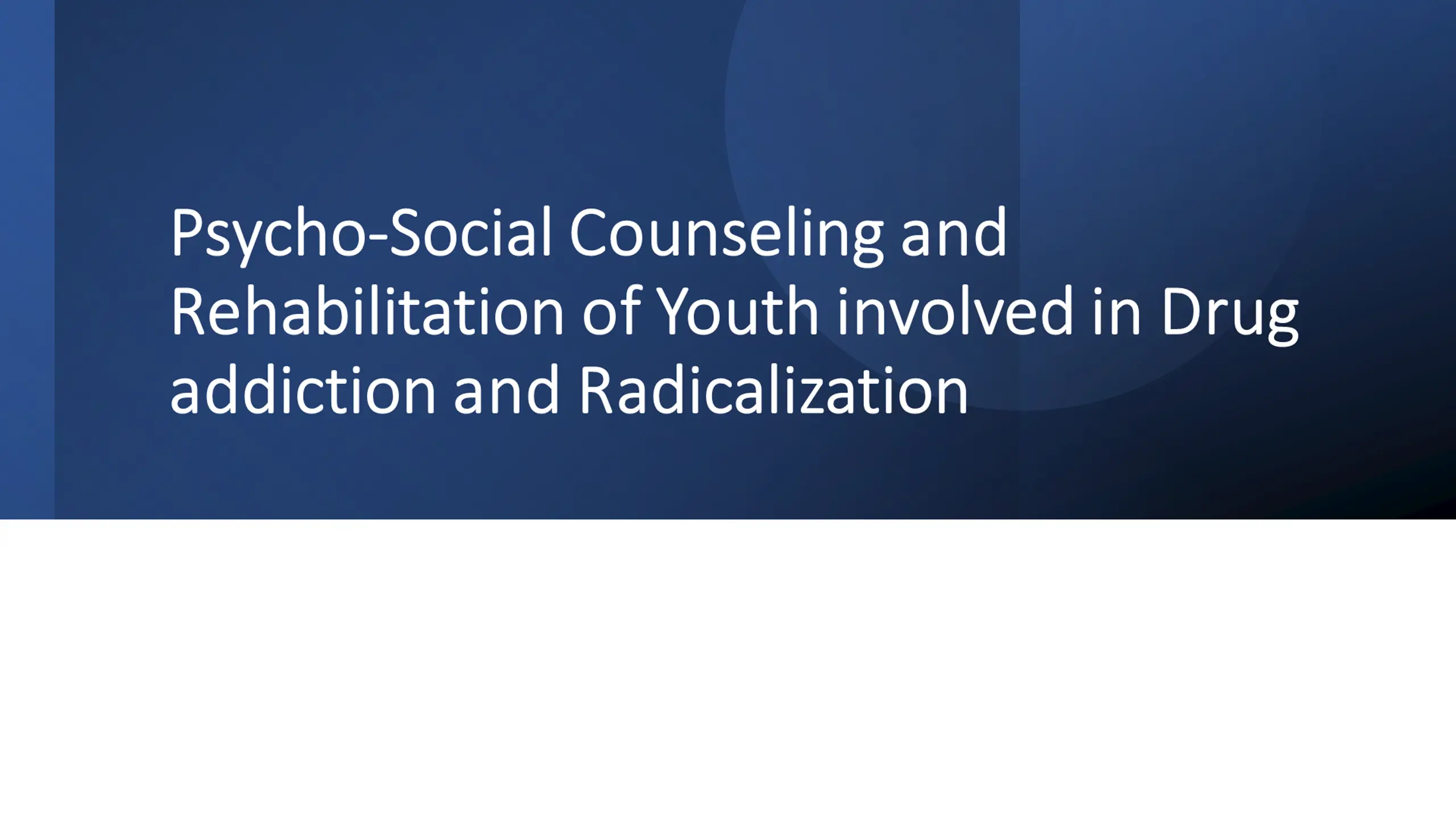 Enhancing Youth Rehabilitation & Preventing Drug Abuse
