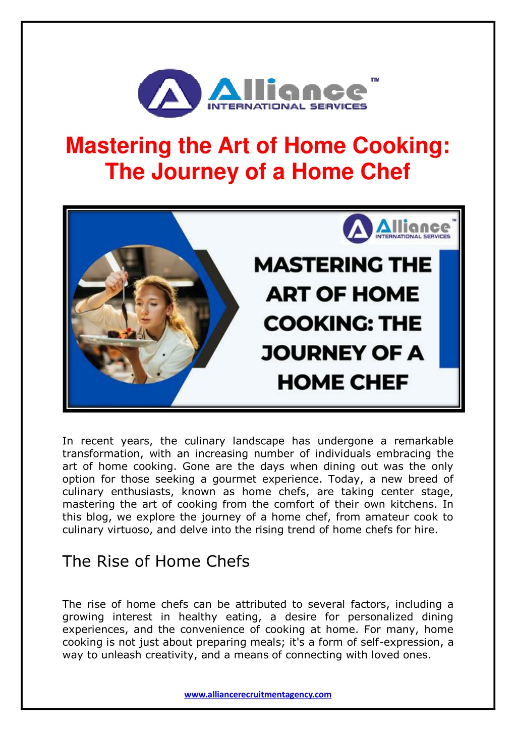 mastering the art of home cooking the journey l.w