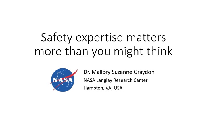 The Importance of Safety Expertise in Aviation Engineering