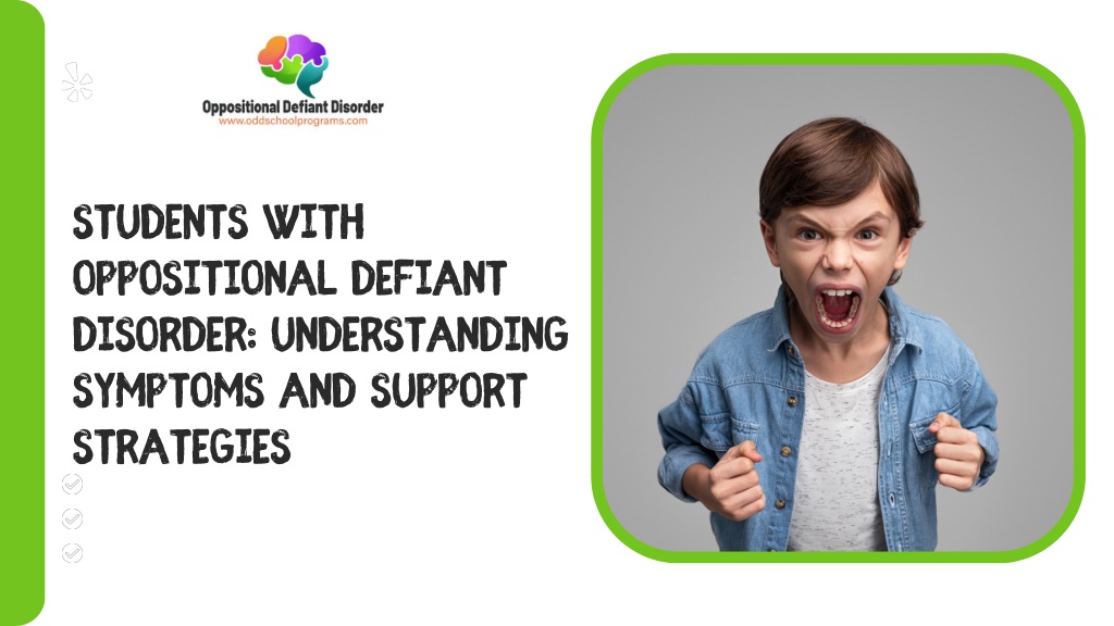 students with oppositional defiant disorder l.w