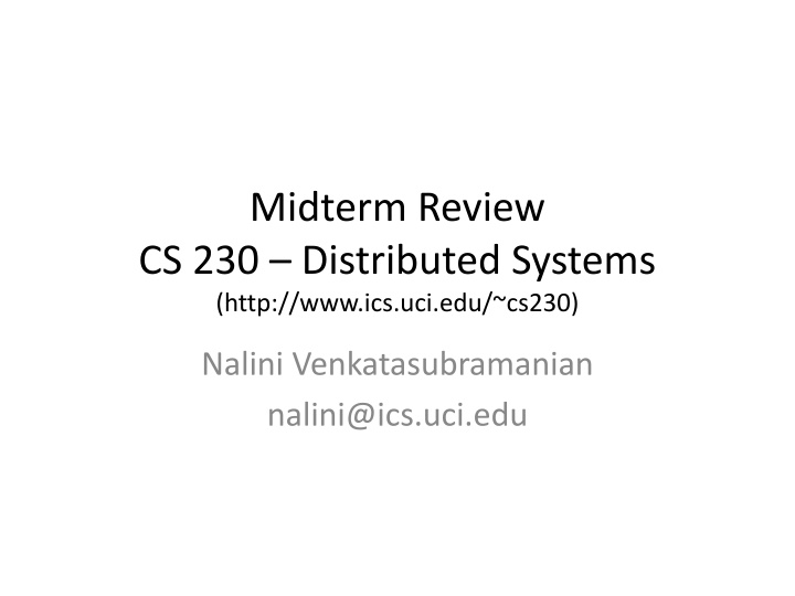 Overview of Distributed Systems: Characteristics, Classification, Computation, Communication, and Fault Models
