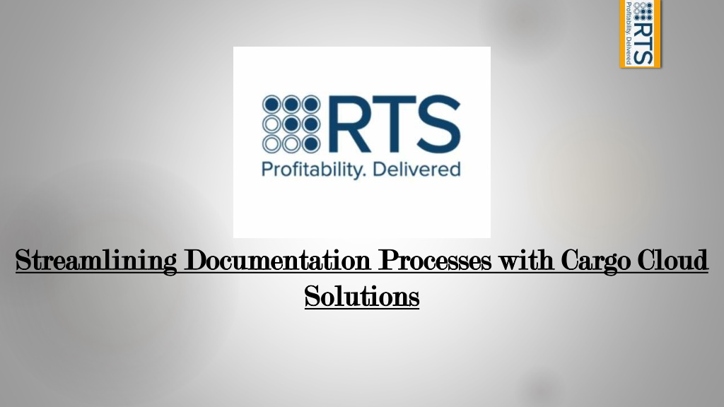 streamlining documentation processes with cargo l.w