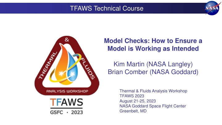 Ensuring Thermal Model Integrity: Best Practices and Guidelines