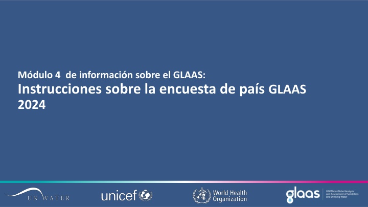 Instructions for Completing GLAAS Country Survey 2024