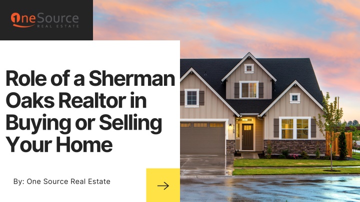 role of a sherman oaks realtor in buying n.w