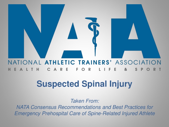 Best Practices for Suspected Spinal Injury Management in Athletes