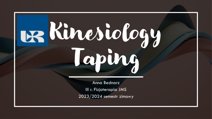 Kinesiology Taping Techniques and Benefits