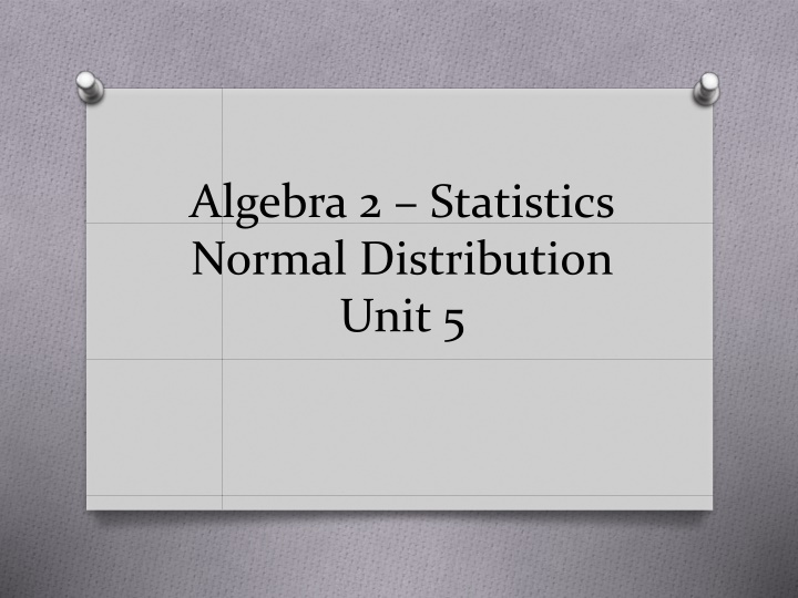 Normal Distribution in Statistics Education