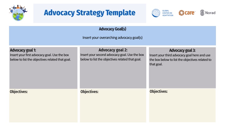 Advocacy Strategy Template