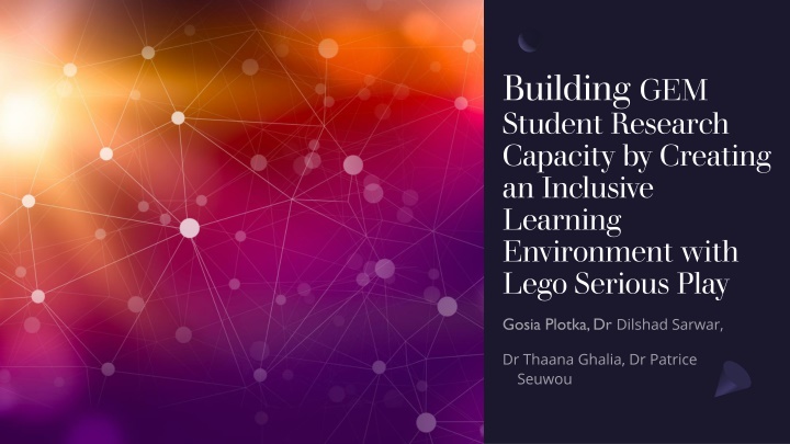 Enhancing Student Research Capacity through Inclusive Learning with Lego Serious Play