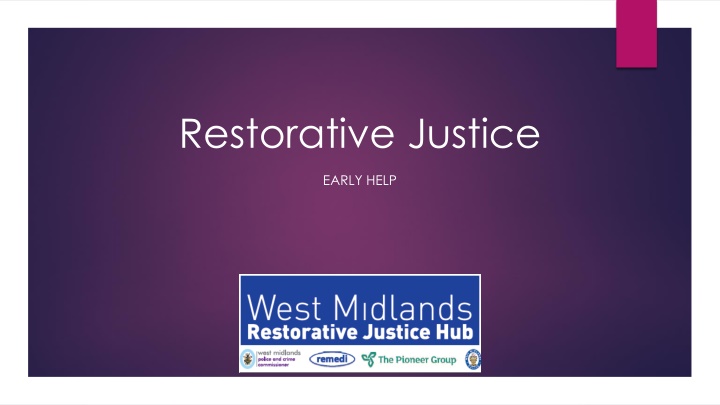 Restorative Justice Processes