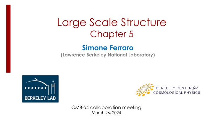 Large Scale Structure Chapter 5