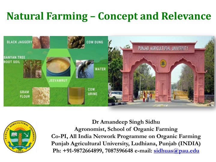 Sustainable Agriculture for a Healthier Future