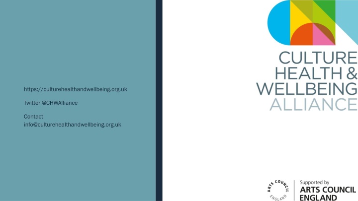 Promoting Creativity and Culture for Health and Wellbeing