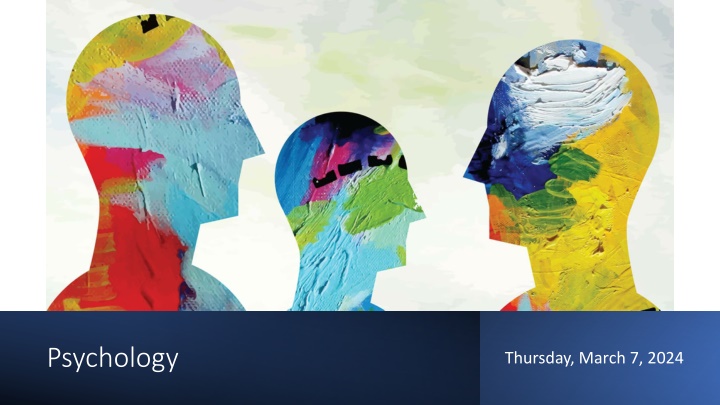 Psychology Department Meeting Notes and Counseling Updates - Spring 2024