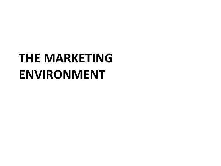 The Impact of Marketing Environment on Business Decisions