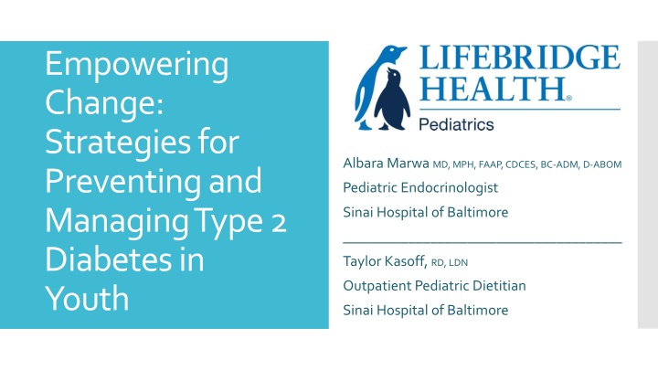 Preventing and Managing Type 2 Diabetes in Youth