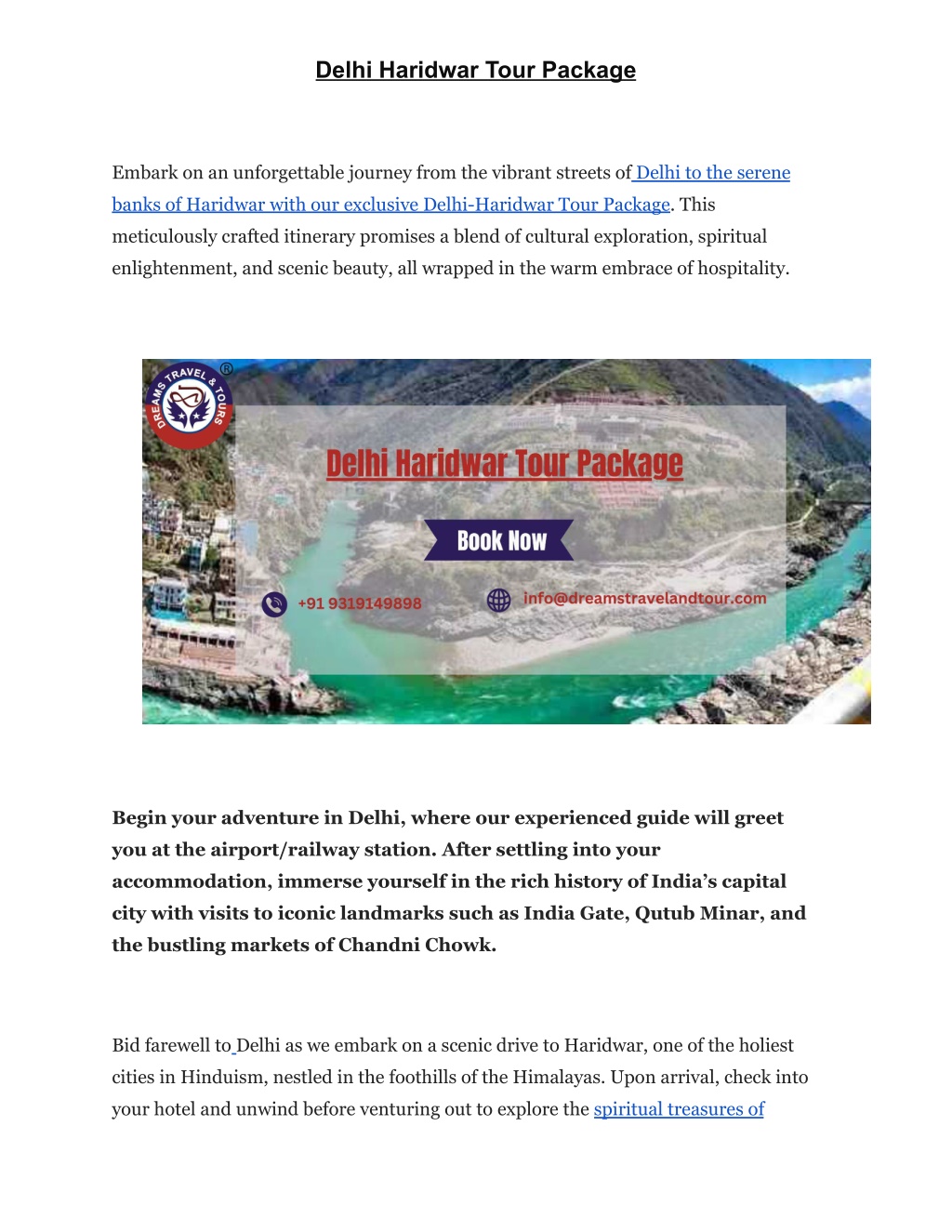 delhi haridwar tour package l.w