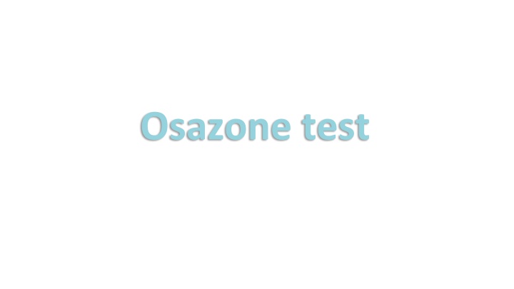 Osazone Test: A Chemical Test for Detecting Reducing Sugars