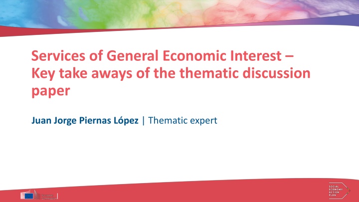 Services of General Economic Interest in the EU
