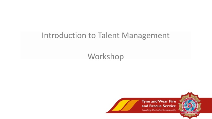 Introduction to Talent Management Workshop