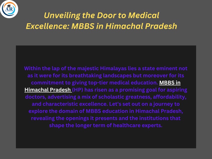 unveiling the door to medical excellence mbbs n.w