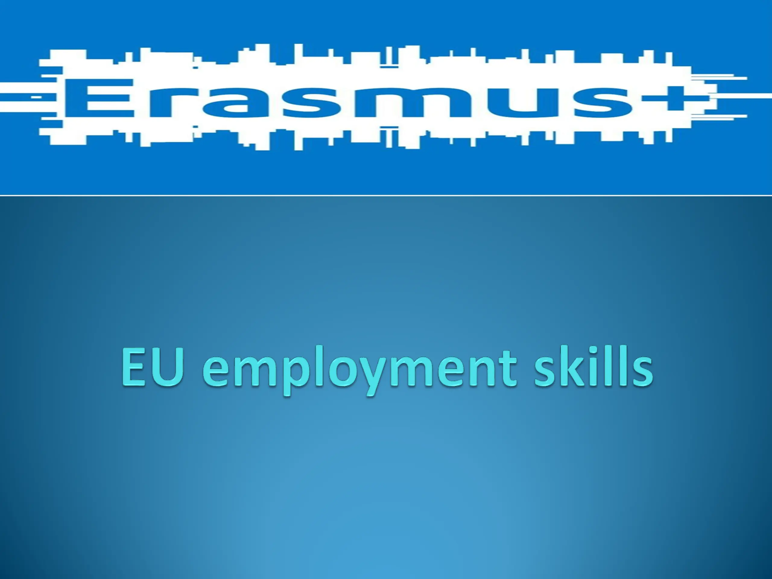 EU employment skills