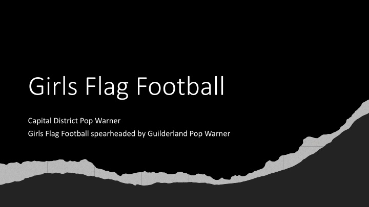 Growing Girls Flag Football in Capital District with Pop Warner